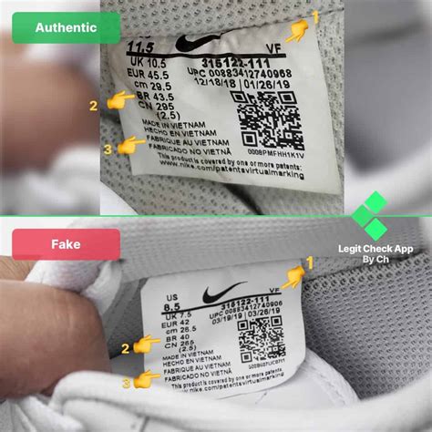 mike fake nike|how to legit check nike.